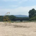 Sea Caravan/camper On The Campsite *